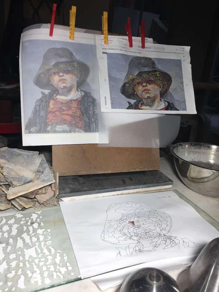 Florence mosaics workshop